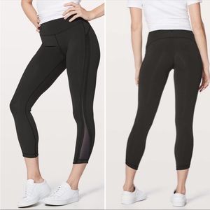 Lululemon Wunder Under High-Rise 7/8 Tight (Awaken) 25" Black